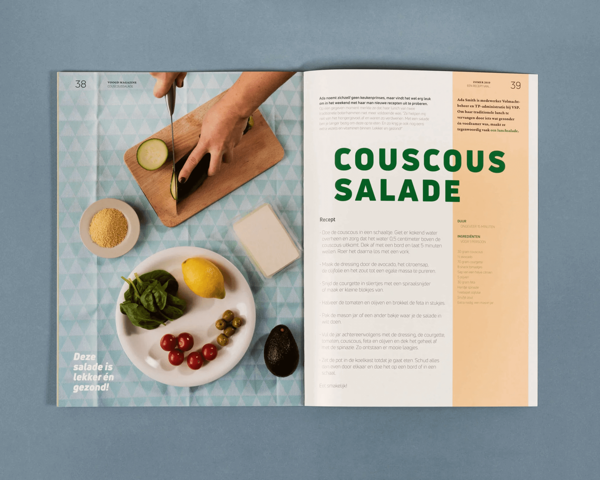 Magazine ontwerp voor Voogd&Voogd.